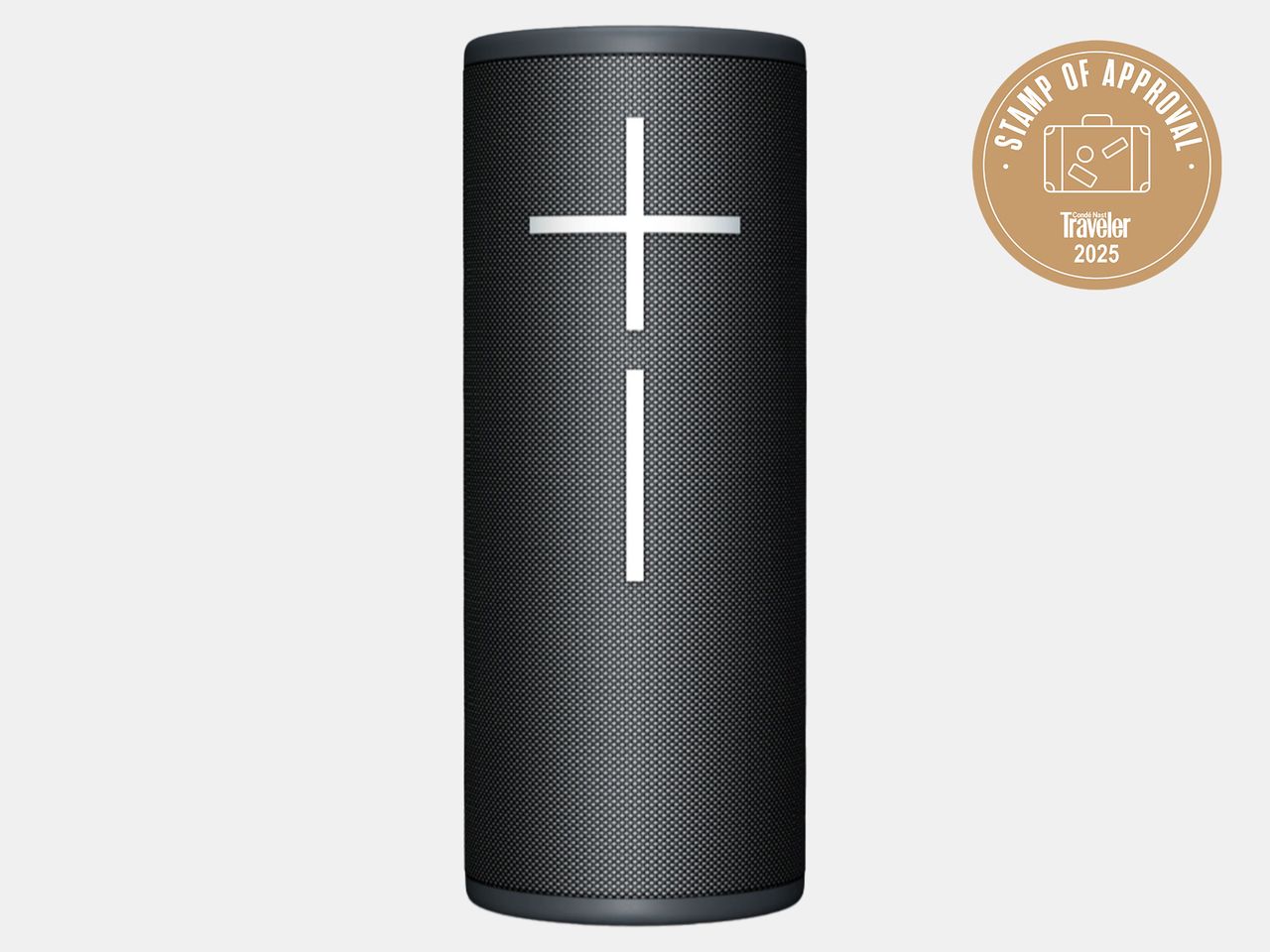 black portable speaker
