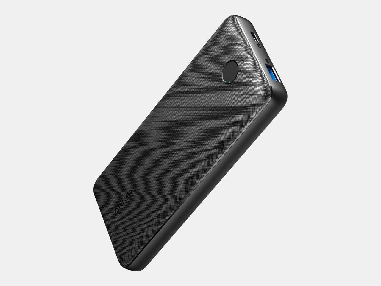 black portable charger