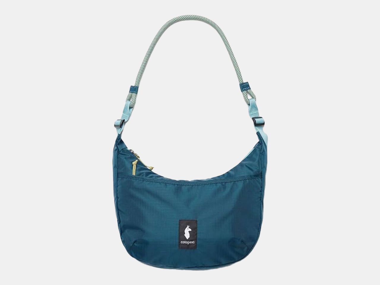 teal shoulder bag