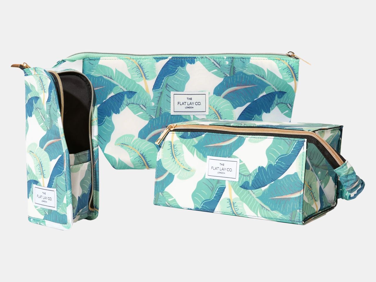 3 bags with tropical design