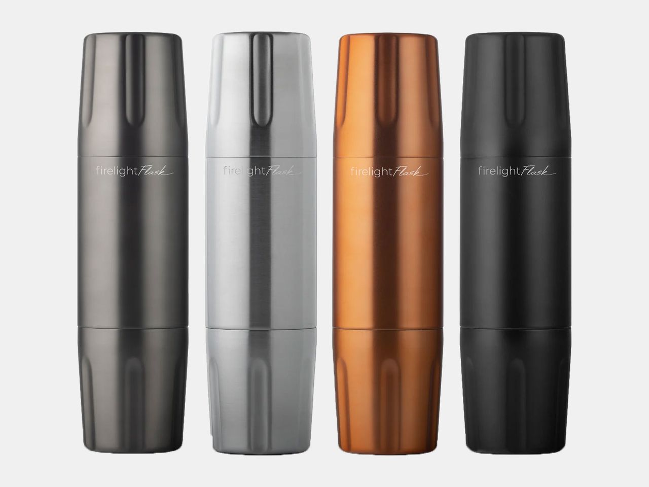multi-colored flasks