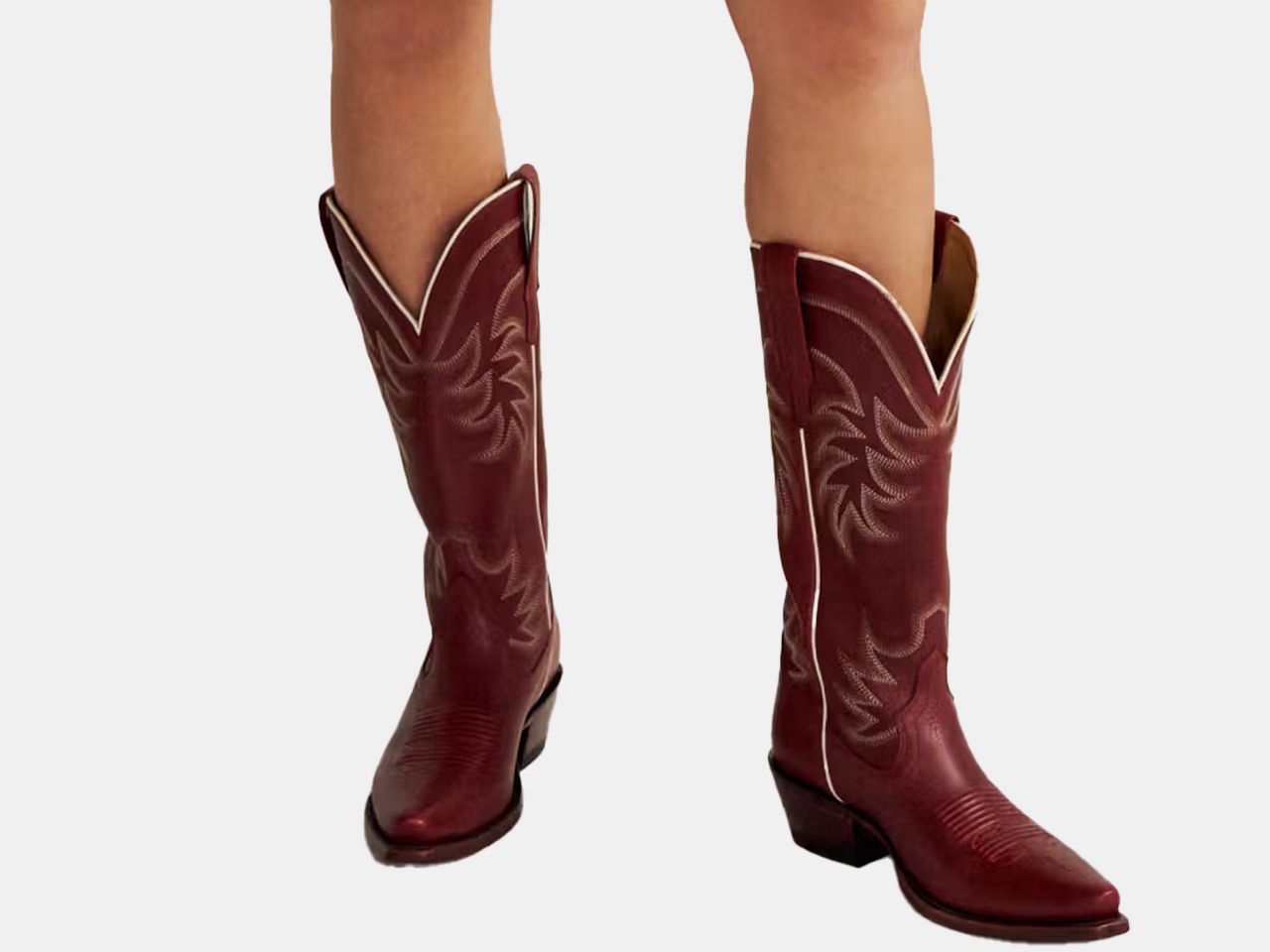 red  cowboy boots