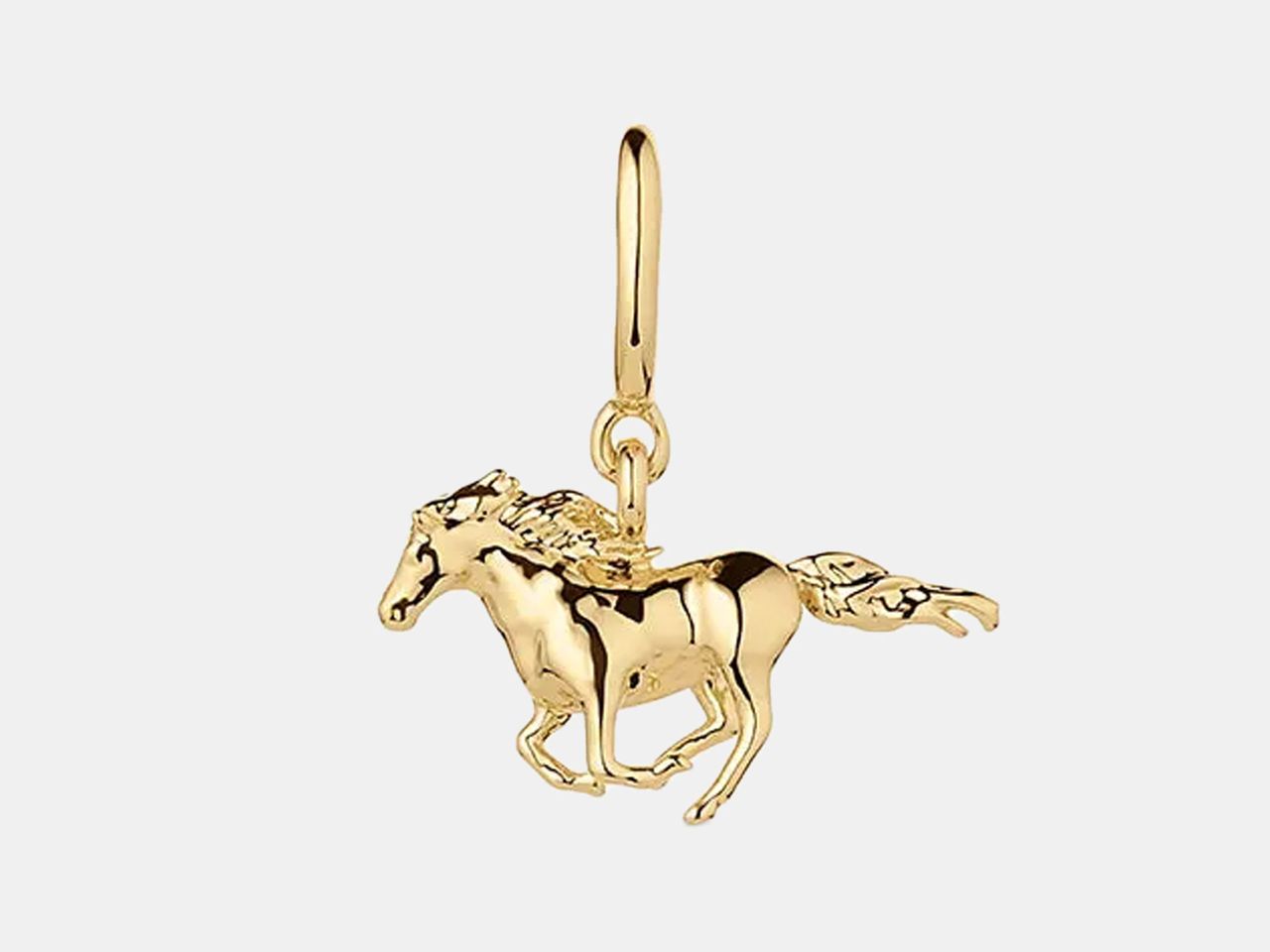 gold horse charm