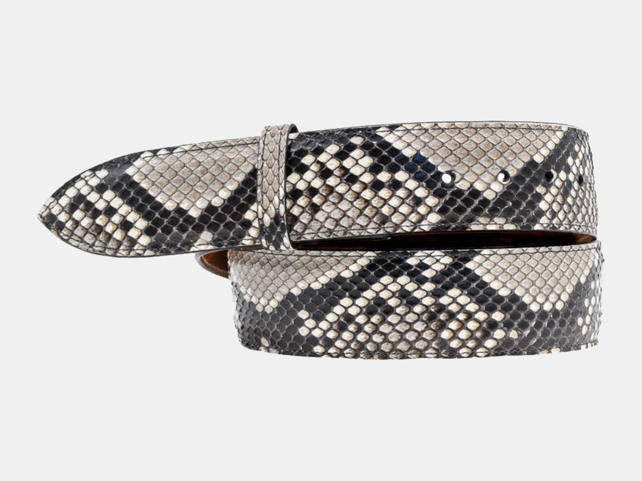python styled belt