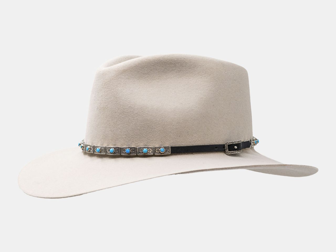 cream colored western hat