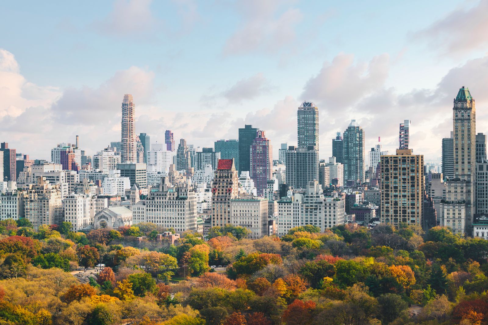 Lede Image for Fall in NYC may contain Architecture Building City Cityscape Urban Landscape Nature Outdoors and Scenery