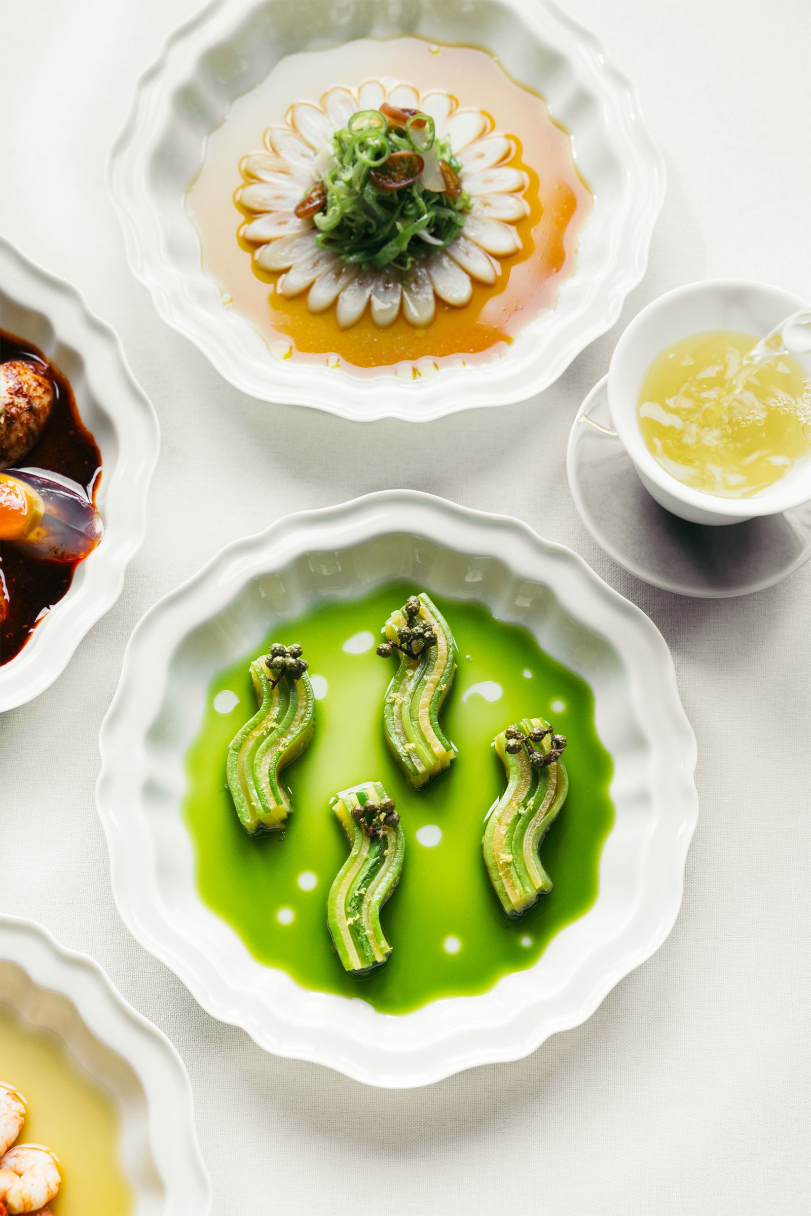 Image may contain Food Food Presentation Meal Plate Dish and Cup