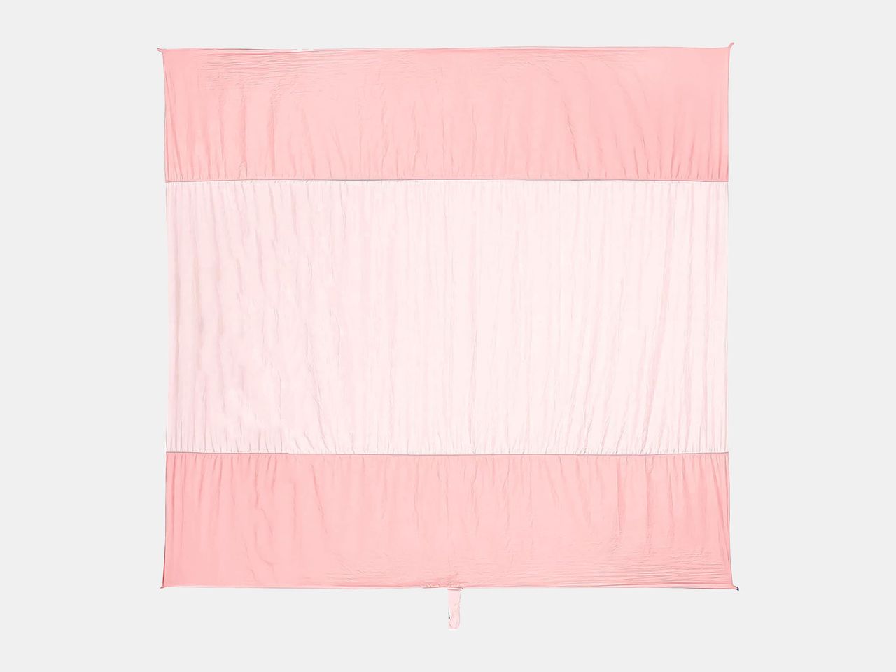 pink striped blanket