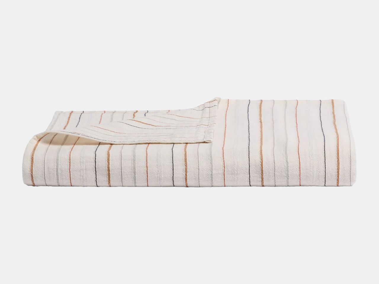 striped beach blanket