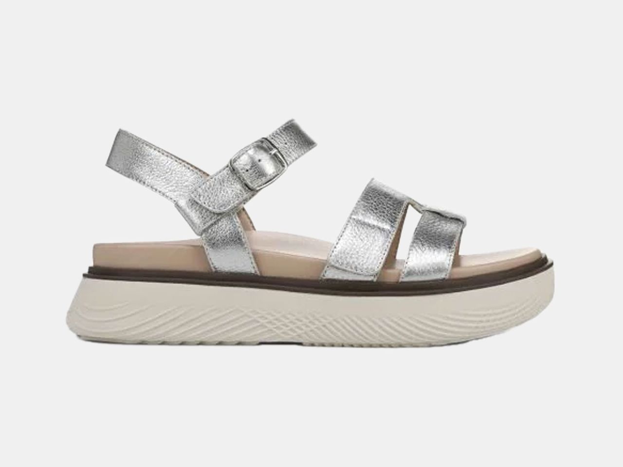 silver sandals