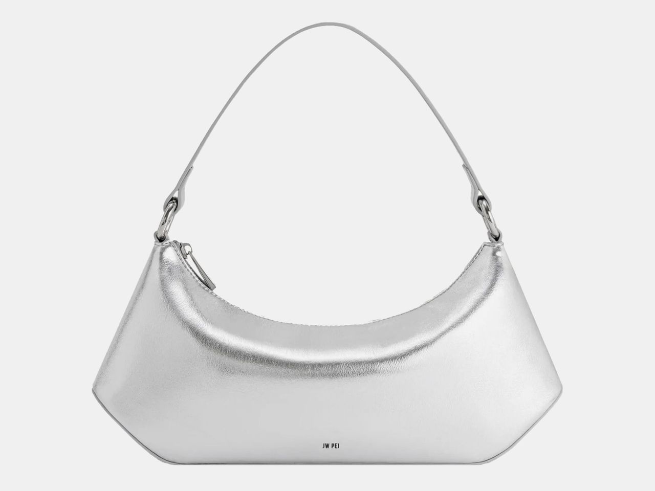 silver handbag
