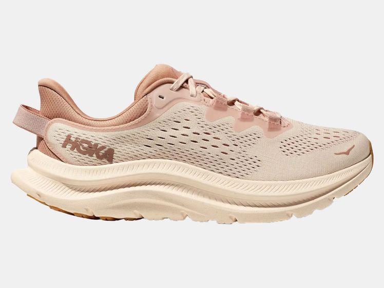 beige/pink sneakers
