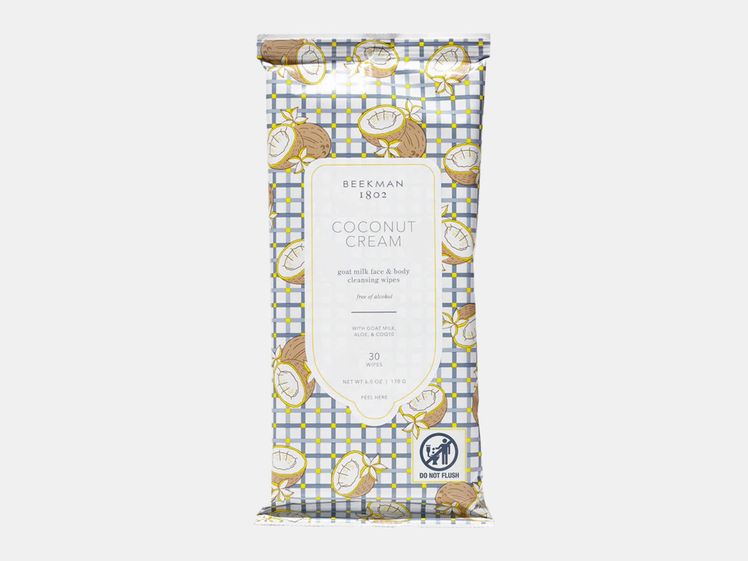 face wipes in graphic packaging 