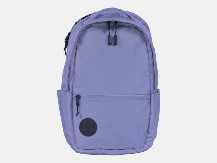 purple backpack