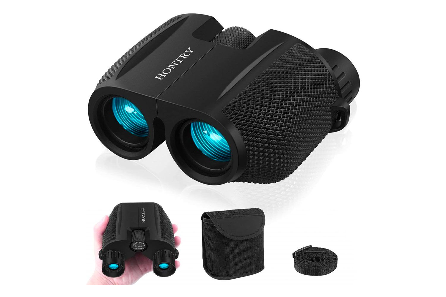 Hontry 10x25 Compact Binoculars for Adults and Kids