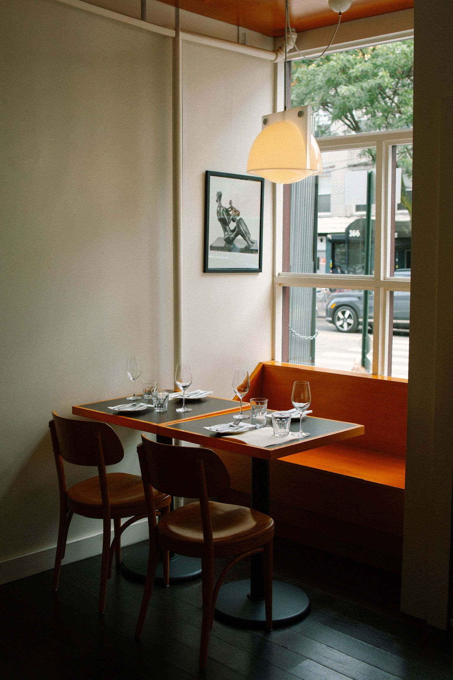 A window seat at Williamsburg wine bar Rude Mouth