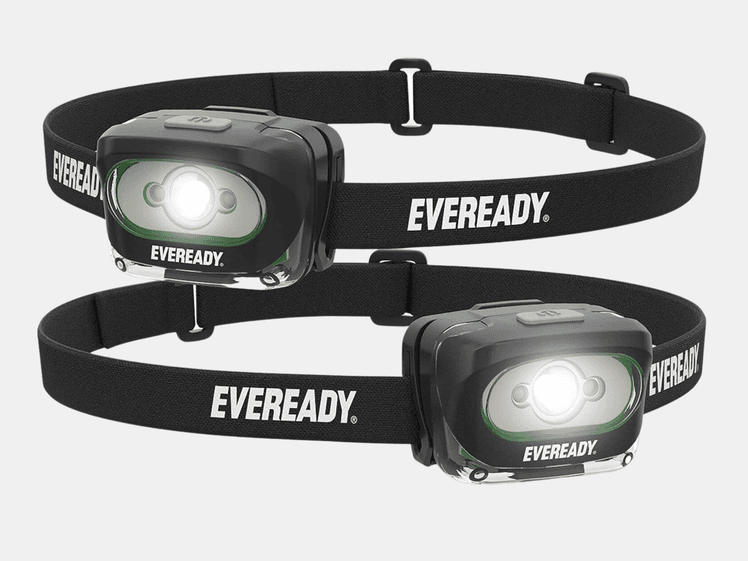 eveready rechargeable headlamp black