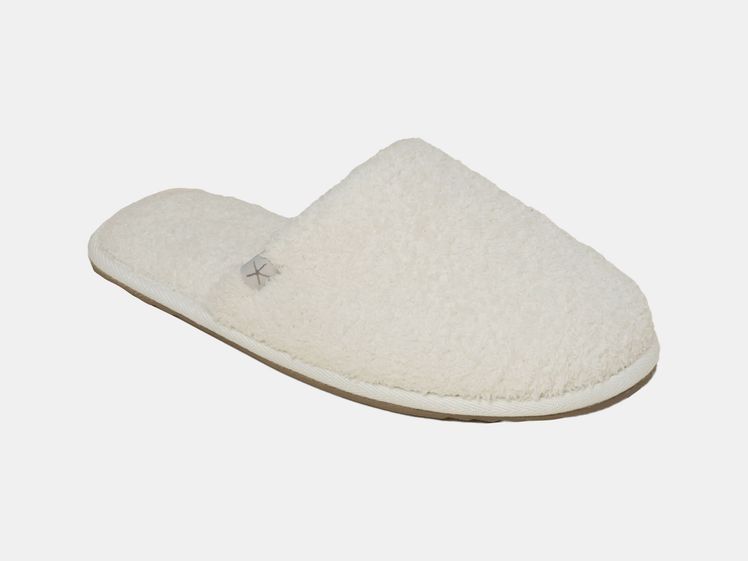 white slippers