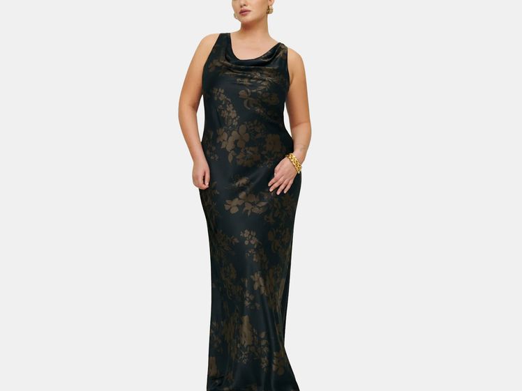 model wearing dress