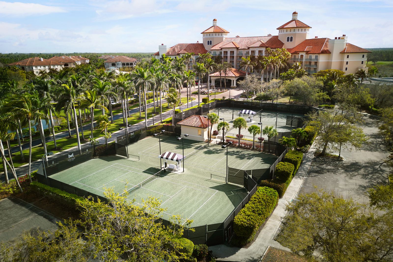 The RitzCarlton Naples Tiburón tennis center