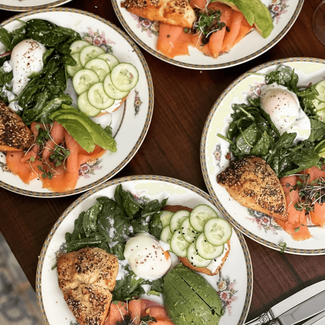 On the corner of Christopher and Gay Streets ad hoc cafe serves filling breakfast options.