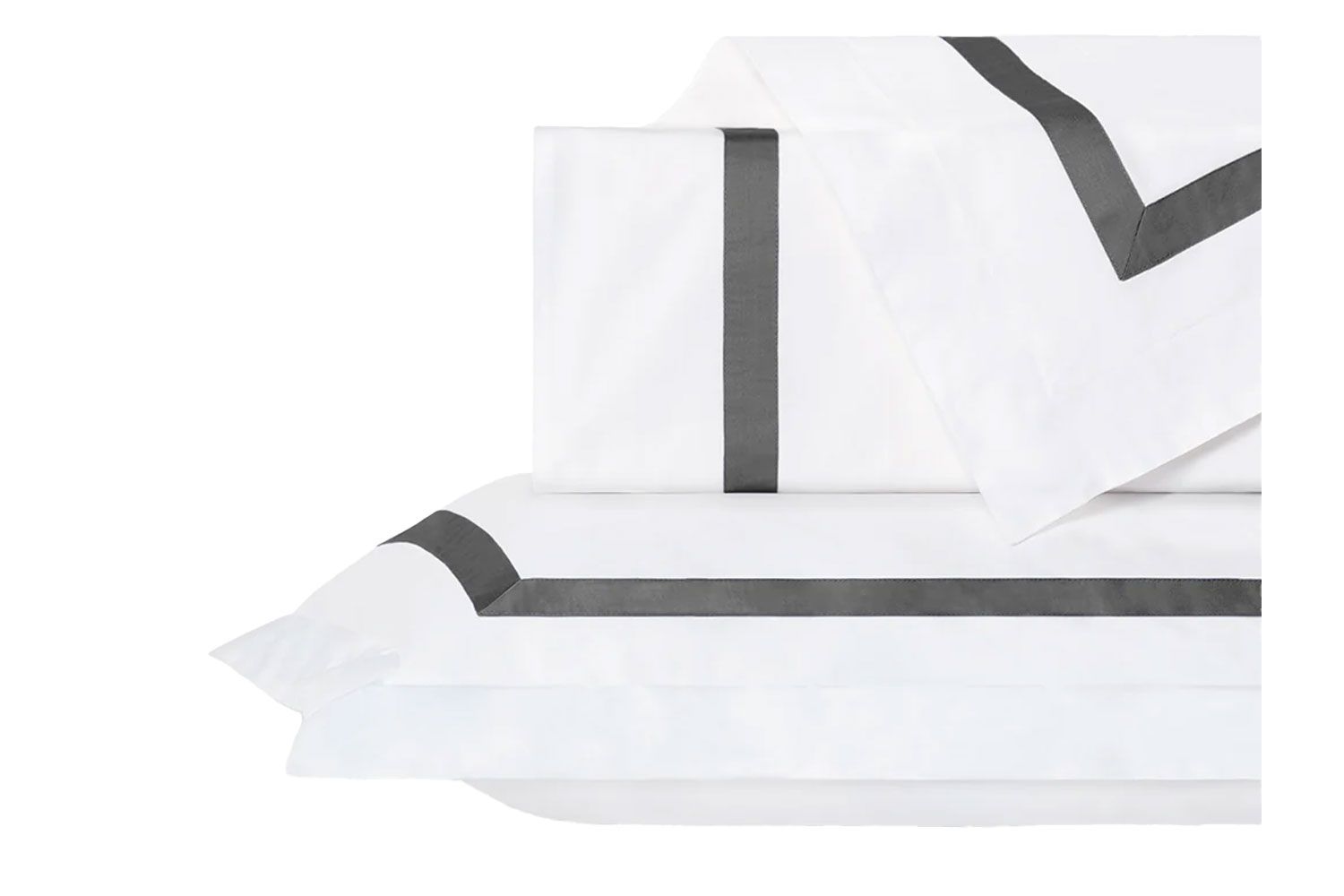 Crane & Canopy Bella Grey-framed Percale Duvet Cover