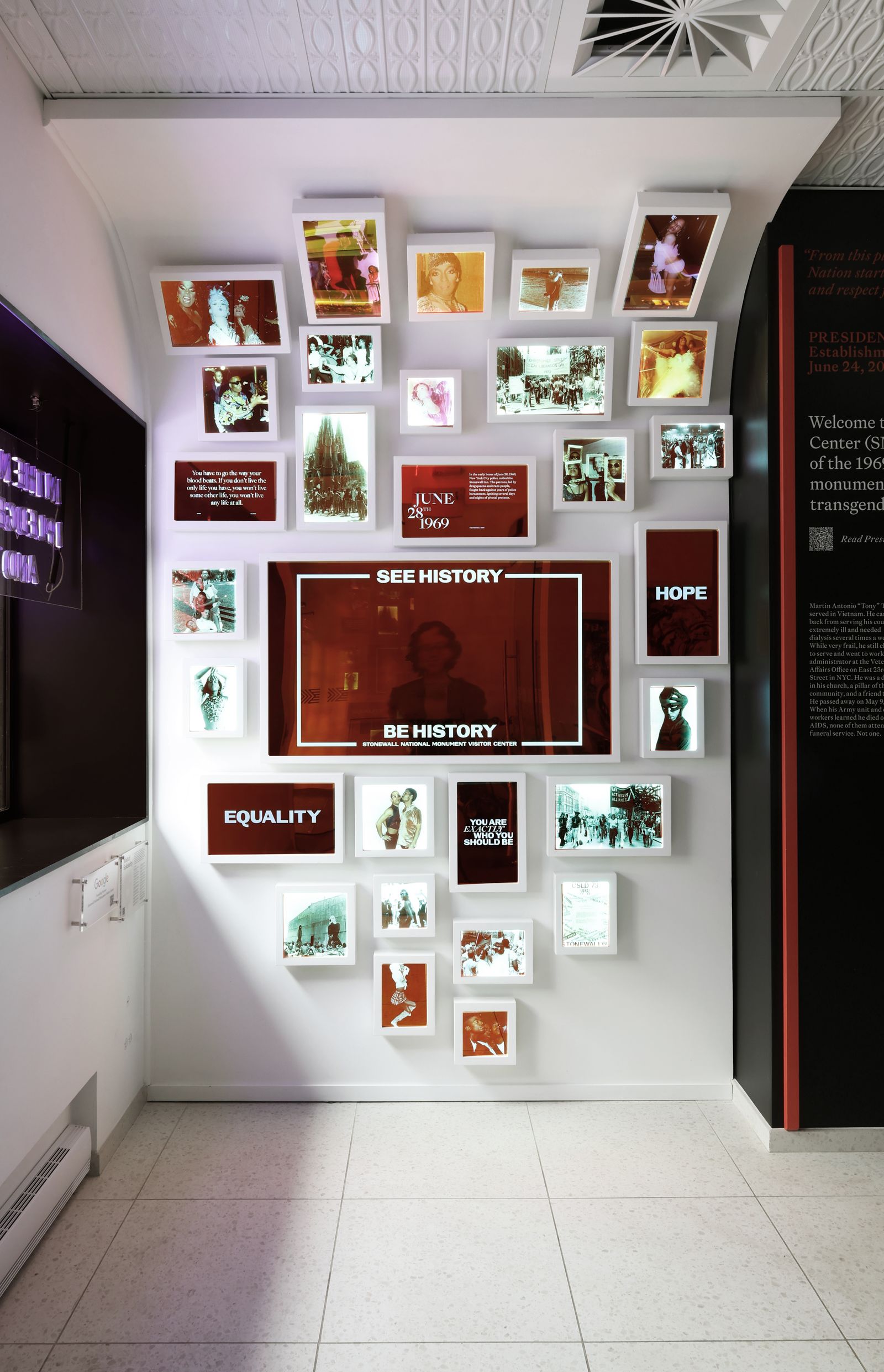 The Stonewall National Monument Visitor Center is the firstever LGBTQ visitor center in the National Parks System.