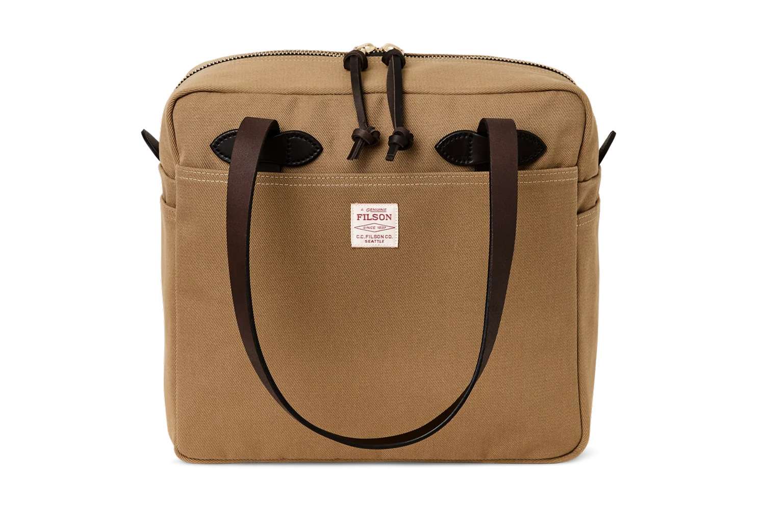 Filson Twill Zipper Tote