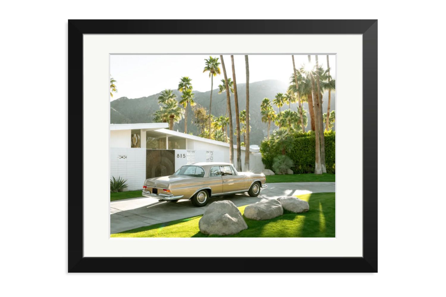 Sonic Editions Mercedes-Benz in Palm Springs Print