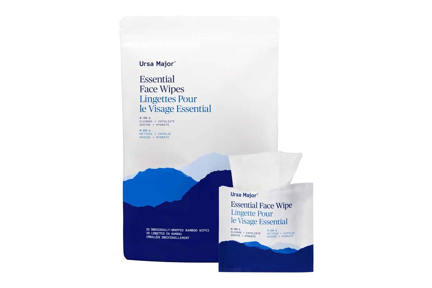 Amazon Ursa Major 4-in-1 Essential Face Wipes