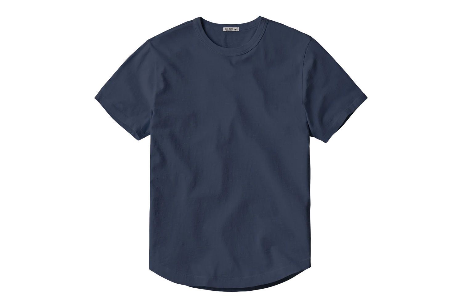 Buck Mason Slub Curved Hem T-Shirt