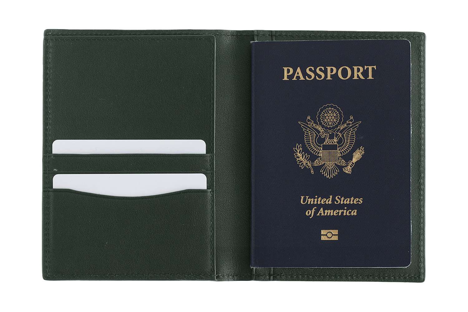 Quince Nappa Leather RFID Blocking Passport Holder