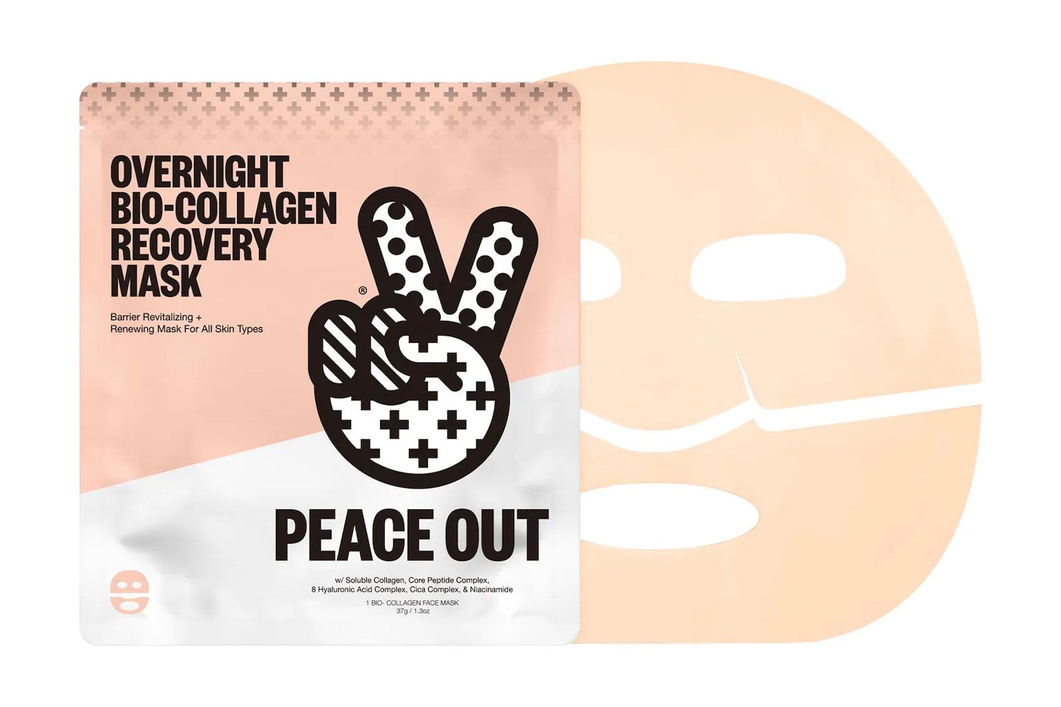 Peace Out Overnight Barrier Hydrating Bio-Collagen Recovery Mask