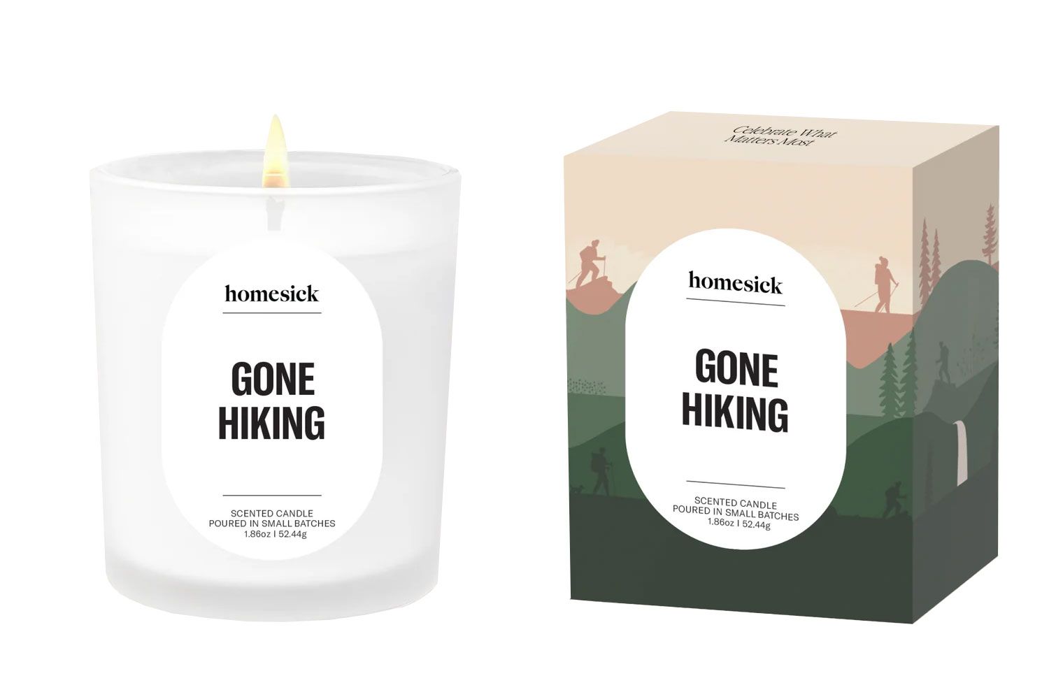 Homesick Gone Hiking Mini Candle