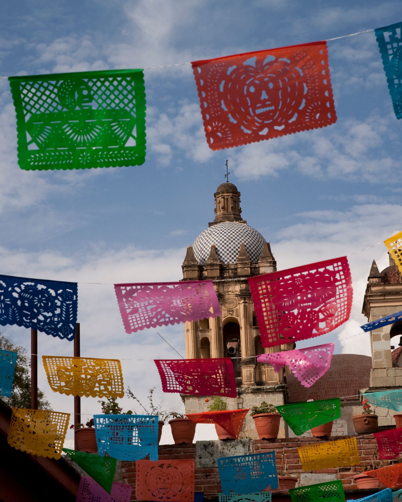 Image may contain Plant Architecture Building Dome Person City and Flag