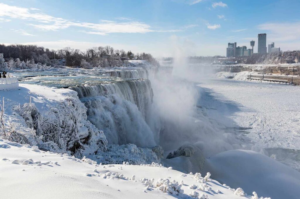 Niagara Falls Is Experiencing Its Frozen Falls Effect—Here’s How to See the Icy Spectacle
